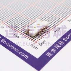 MX1.25间距-1x4P 超薄卧贴 母座