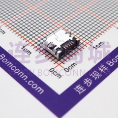 MICRO USB连接器-5.9卷边无柱雾锡