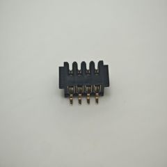 刀片电池座 2.5PH 4pin 卧贴 带柱 母座 智能门锁 无人机 公母插座
