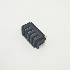 2.5PH  4pin 180度DIP 无柱 母座